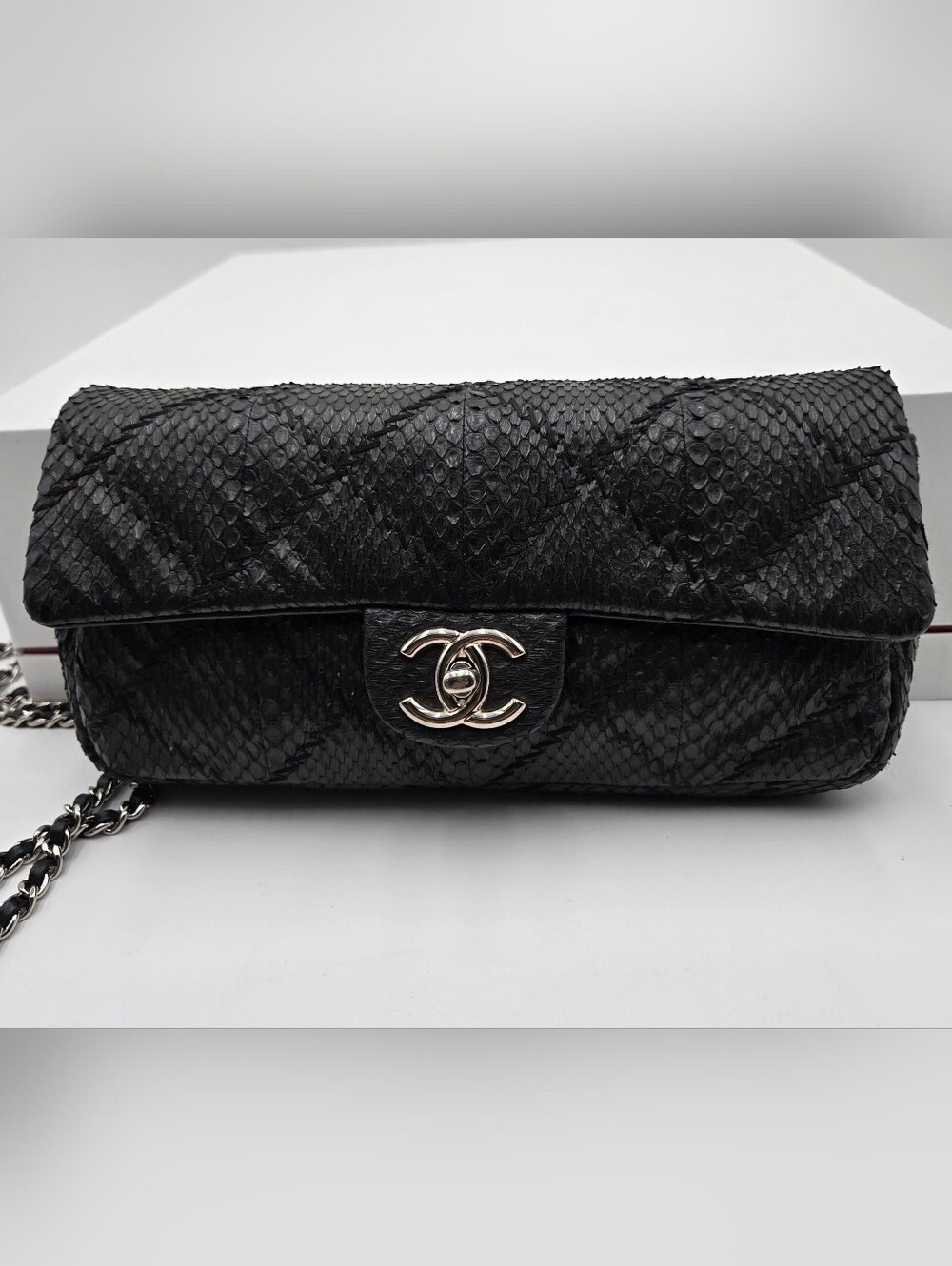 Chanel Python Ultimate Stitch Flap Bag - COA Included